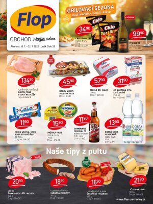 akční leták FLOP 16.7.2025-22.7.2025