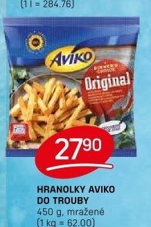 Hranolky mražené Aviko