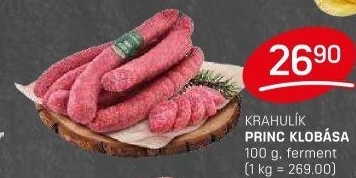 Klobása Princ Krahulík