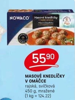 Knedlíčky masové v rajské omáčce mražené Dobroty babičky Kláry