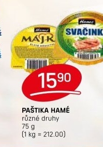 Paštiky Hamé