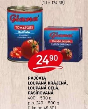 Rajčata loupaná Giana