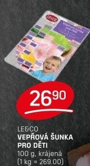 Šunka dětská vepřová LE&amp