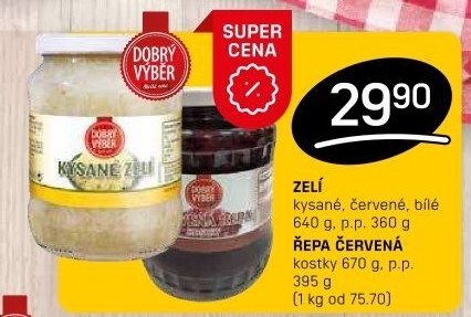 Zelí bílé kysané Dobrý Výběr