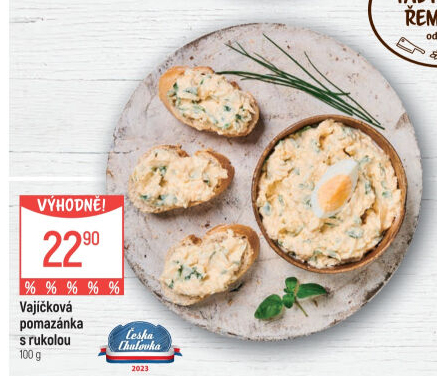 Vajíčková pomazánka s rukolou Globus