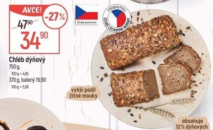 Chléb dýňový
