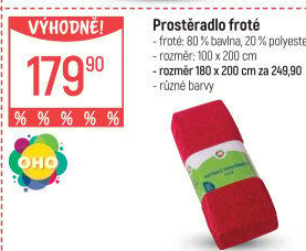 Prostěradlo OHO