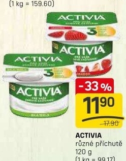Bílý jogurt Activia Danone