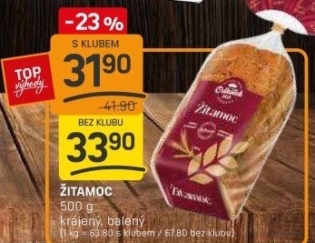 Chléb Žitamoc Odkolek