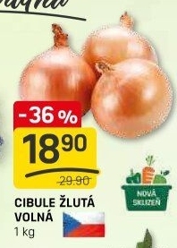 Cibule kuchyňská žlutá