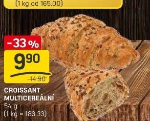Croissant multicereální