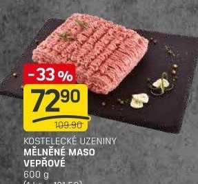 Maso mleté vepřové Kostelecké uzeniny