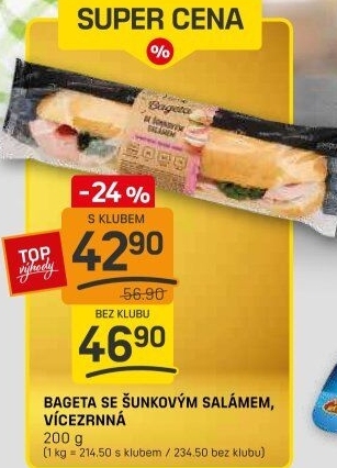 Obložená bageta