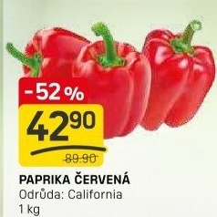 Paprika červená