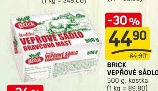 Sádlo vepřové Brick