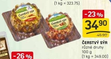Sýr čerstvý v koření Kromilk