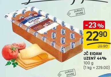 Sýr Eidam uzený 44% Jihočeský Madeta