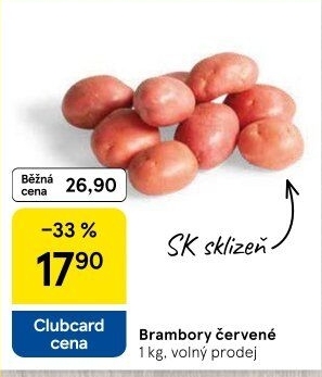 Brambory červené