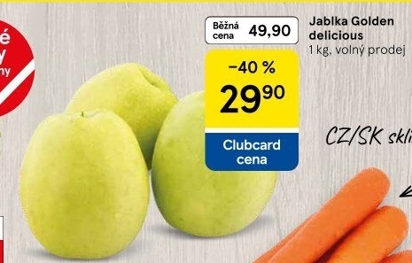 Jablka Golden Delicious