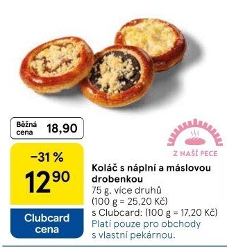 Koláč s náplní