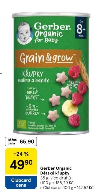 Křupky dětské bio Grain &amp