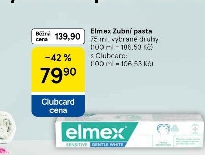 Pasty na zuby Elmex