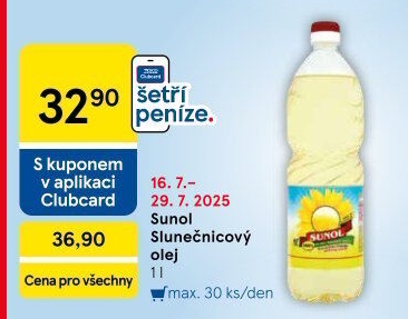 Slunečnicový olej Sunol