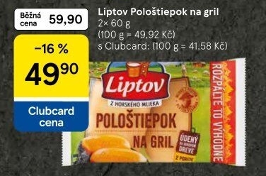 Sýr Pološtiepok na gril Liptov