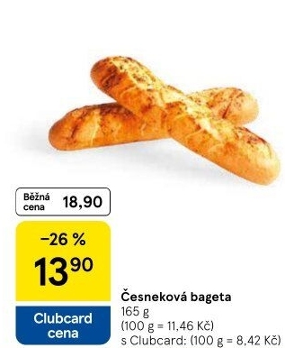Bageta česneková