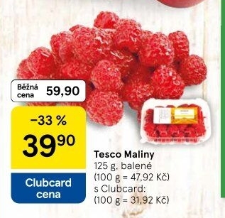 Maliny Tesco