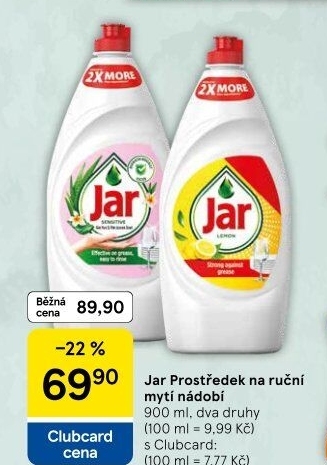 Prostředek na nádobí Jar