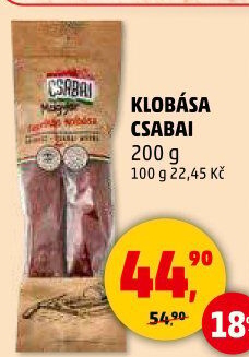 Klobása Csabai
