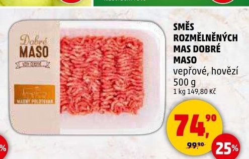 Mleté maso mix Dobré maso
