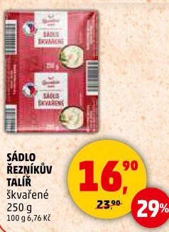 Sádlo škvařené Řezníkův talíř