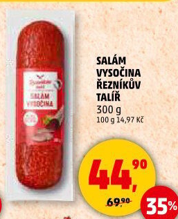Salám Vysočina Řezníkův talíř