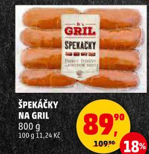 Špekáčky Na gril Penny