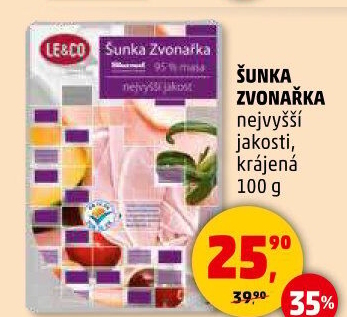 Šunka Zvonařka nejvyšší jakosti LE&amp