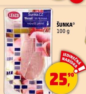 Šunka.CZ nejvyšší jakosti LE&amp