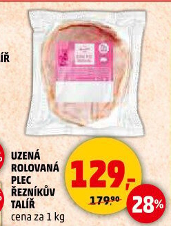 Uzená rolovaná plec Řezníkův talíř