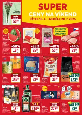 akční leták BILLA 16.7.2025-22.7.2025