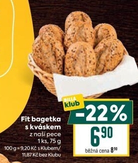 Bageta fit s kváskem