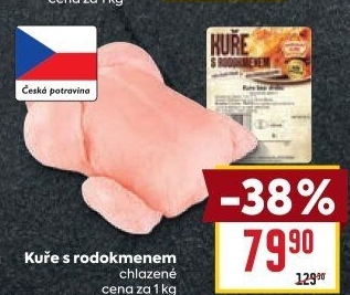 Kuře s rodokmenem Vodňanské kuře