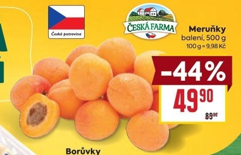 Meruňky Česká Farma