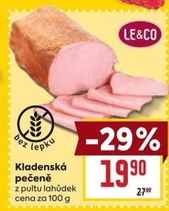 Pečeně kladenská LE&amp