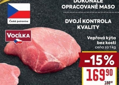 Vepřová kýta bez kosti Vocílka