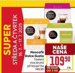 Kapsle Dolce Gusto Nescafé