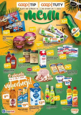 akční leták COOP 16.7.2025-29.7.2025