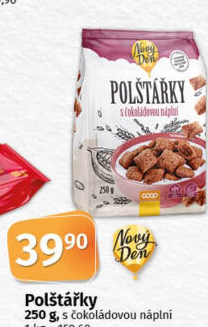 Cereálie polštářky Nový den