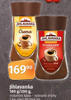 Instantní kávy Jihlavanka