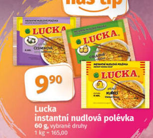 Instantní polévka Lucka